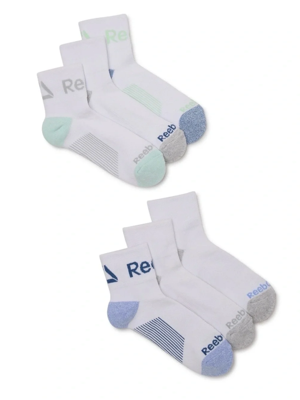Reebok Women's Target Cushion Ankle Socks, 6-Pack